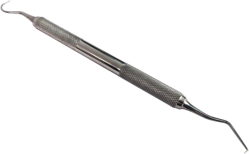HTS 151P9 Stainless Steel Large Double-Sided Hook & Angled Pick Wax & Clay Sculpting Tool - Image 2