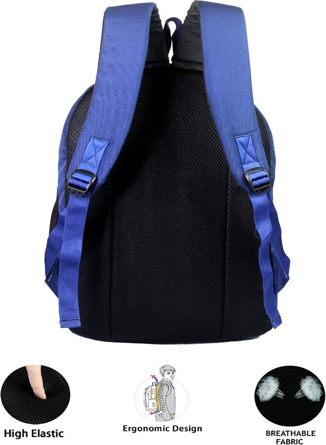 WORLD STAR Large Laptop Backpack for Unisex | Blue - Image 2
