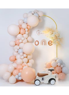 VUCATIN 6.56x3.28FT Metal Gold Wedding Arch Backdrop Stand Balloon Arched Frame for Ceremony Birthday Party Graduation Baby Shower Anniversary Background Decoration  - Image 4