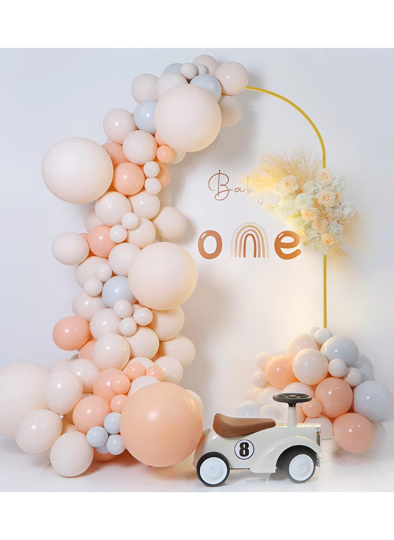 VUCATIN 6.56x3.28FT Metal Gold Wedding Arch Backdrop Stand Balloon Arched Frame for Ceremony Birthday Party Graduation Baby Shower Anniversary Background Decoration  - Image 4