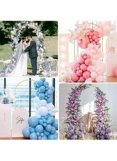 VUCATIN 6.56x3.28FT Metal Gold Wedding Arch Backdrop Stand Balloon Arched Frame for Ceremony Birthday Party Graduation Baby Shower Anniversary Background Decoration  - Image 5