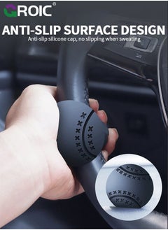 GROIC Car Steering Wheel Knob Spinners, Universal Vehicle Steering Wheel Ball Knob Vehicle, Steering Wheel Spinners Ball Suicide Knob for Car, Trucks, Tractors, Boat  - Image 5
