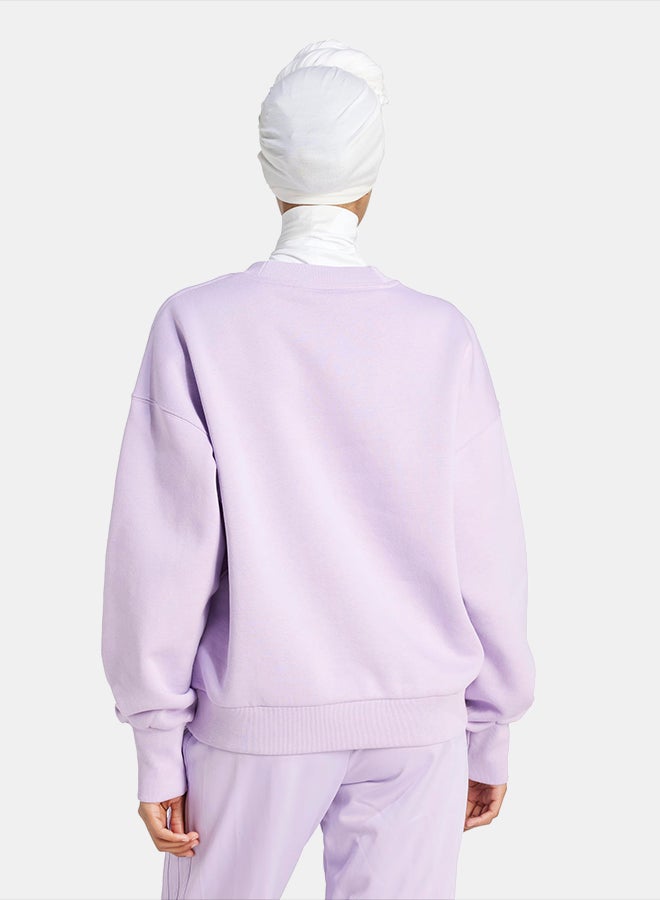 Adidas ALL SZN Fleece Loose Sweatshirt - Image 2
