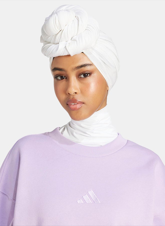 Adidas ALL SZN Fleece Loose Sweatshirt - Image 4