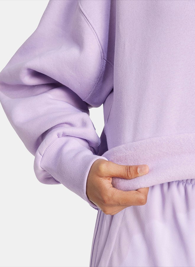 Adidas ALL SZN Fleece Loose Sweatshirt - Image 5