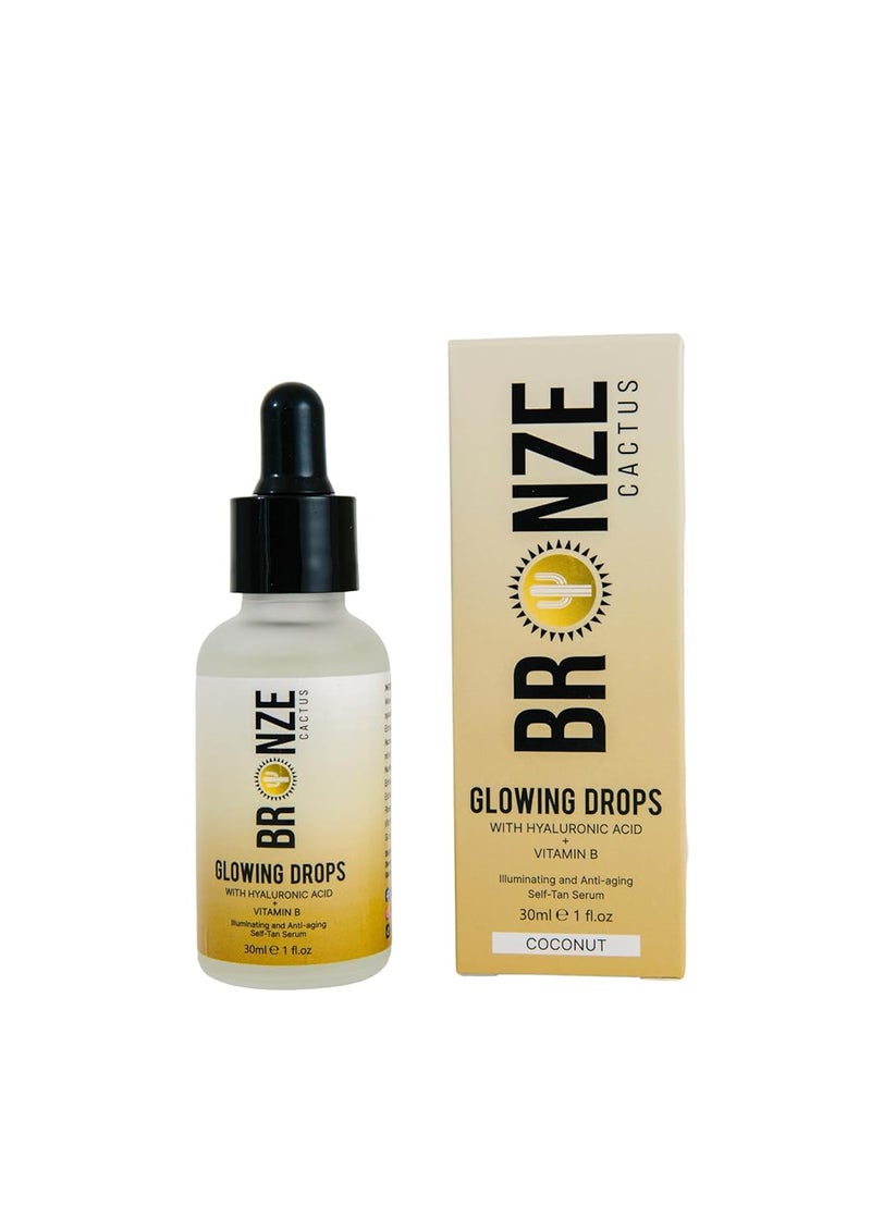 Self Tanning Glowing Drops  Mixes With Moisturizer Rich With Fatty Acids  Vitamin E  Tightens  Brightens Skin ToneComplexity
