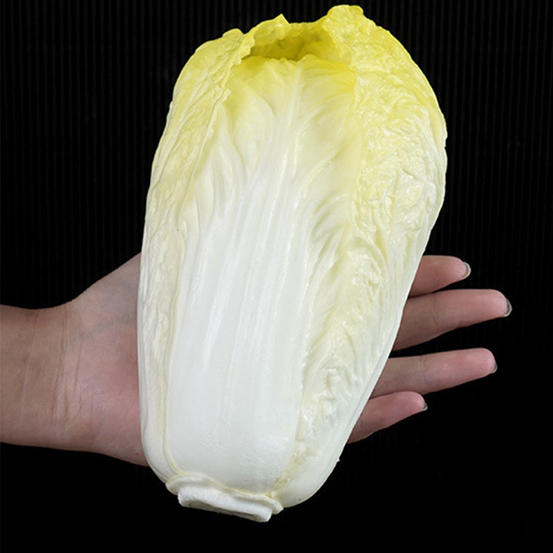 Fake Vegetable Artificial Vegetable Lifelike Chinese Cabbage Model Restaurant Display Prop - Image 4