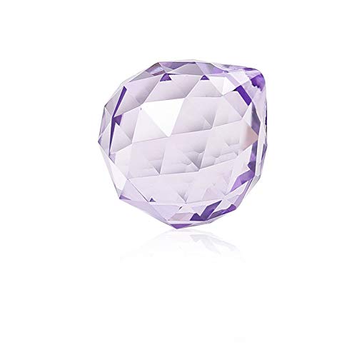PINDIA 20 String Fancy Sparkling Arch Bead Hanging Curtain with Pure Glass Drops - Purple - Image 5