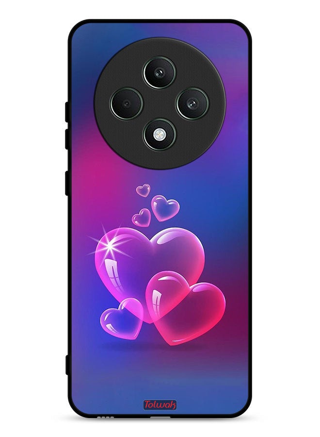 Tolwak Oppo Reno12 F 5G Protective Case Cover Water Hearts - Image 1