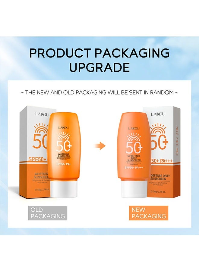 لايكو SPF50 + كريم تبييض واقية من الشمس المنعش - Image 2