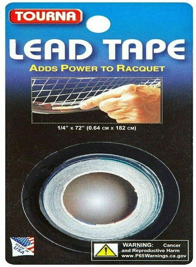 TOURNA Lead Tape for Tennis Racquet (1 roll, 1/4 x 72) - Image 1