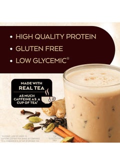 Atkins Chai Tea Latte Protein Shake, 15g Protein, Low Glycemic, 3g Net Carb, 1g Sugar, Keto Friendly  - Image 3