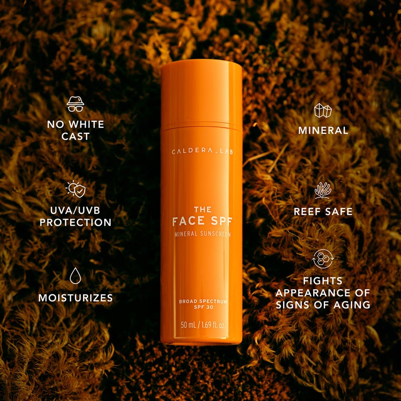 Caldera + Lab The Face SPF, No White Cast Mineral Sun Screen with SPF 30 - Image 4