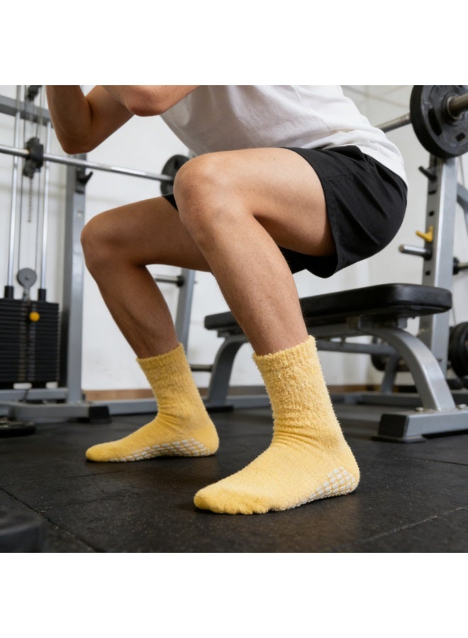 COYO 5 أزواج من جوارب المستشفى غير القابلة للانزلاق مع قبضة للنساء جوارب منزلية للنساء هدايا - Image 3