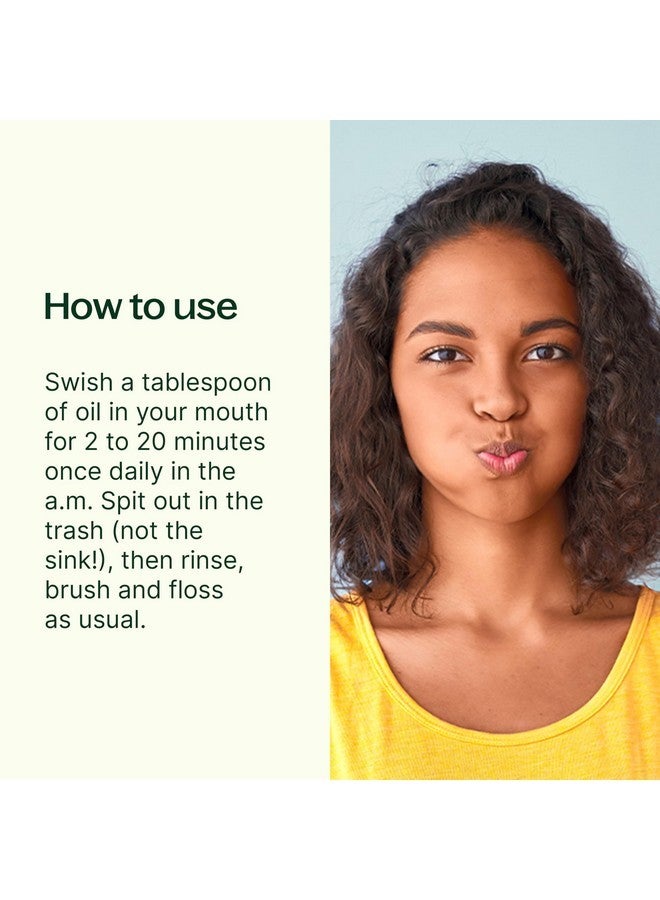بلانت ثيرابي زيت تبييض الأسنان العضوي من بلانت ثيرابي، 8 أونصة، بنكهة النعناع والقرنفل، يُبيض الأسنان بشكل طبيعي، ويُنعش النفس، ويدعم صحة اللثة، ويساعد في تهدئة تهيج الفم وعدم الراحة، زيوت عطرية طبيعية - Image 2