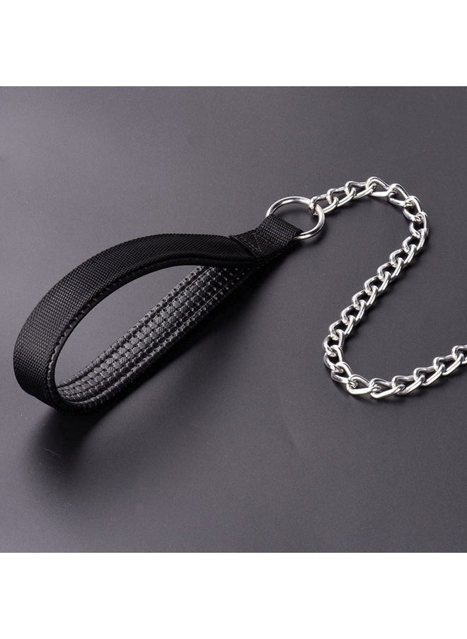 PET Heavy Duty Dog Leash, Metal Dog Leash Dog Chain With Padded Handle For Large & Medium Size Dog Multi-Colored  - Image 2