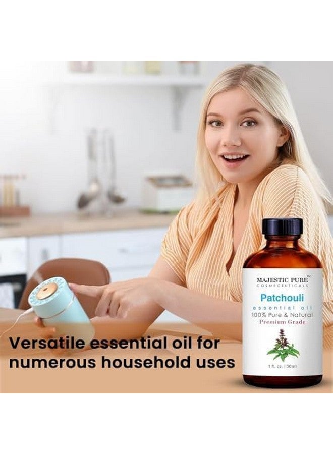 Majestic Pure MAJESTIC PURE Patchouli Essential Oil | 100% Pure and Natural Patchouli Oil | Premium Grade Essential Oils for Hair Care, Home Diffusers, Skin, Aromatherapy, Massage and Humidifiers | 1 Fl Oz - Image 2