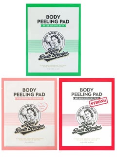 Mom's Best Friend 3 Pieces of Mom's Bath Recipe Body Peeling Pad Multi Color  - Image 1