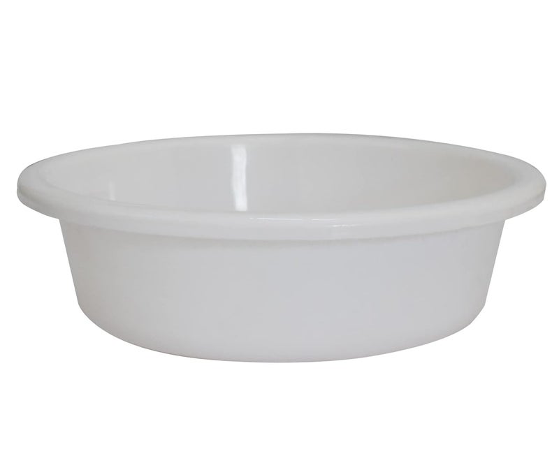 Kuber Industries Multiuses Unbreakable Plastic Knead Dough Basket/Basin Bowl For Home & Kitchen 6 Ltr- Pack of 2 (White) - Image 2