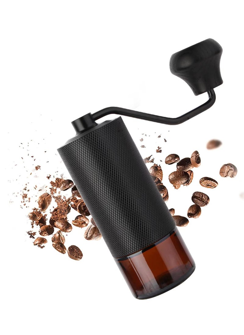 Excefore - Manual Coffee Grinder, Portable Conical Burr Coffee Grinder, with Precise Grind Settings, Uniform Grinding, Faster Grinding Efficiency, for Full Coffee Flavor at Home, Office, Travel, Camping - Image 1