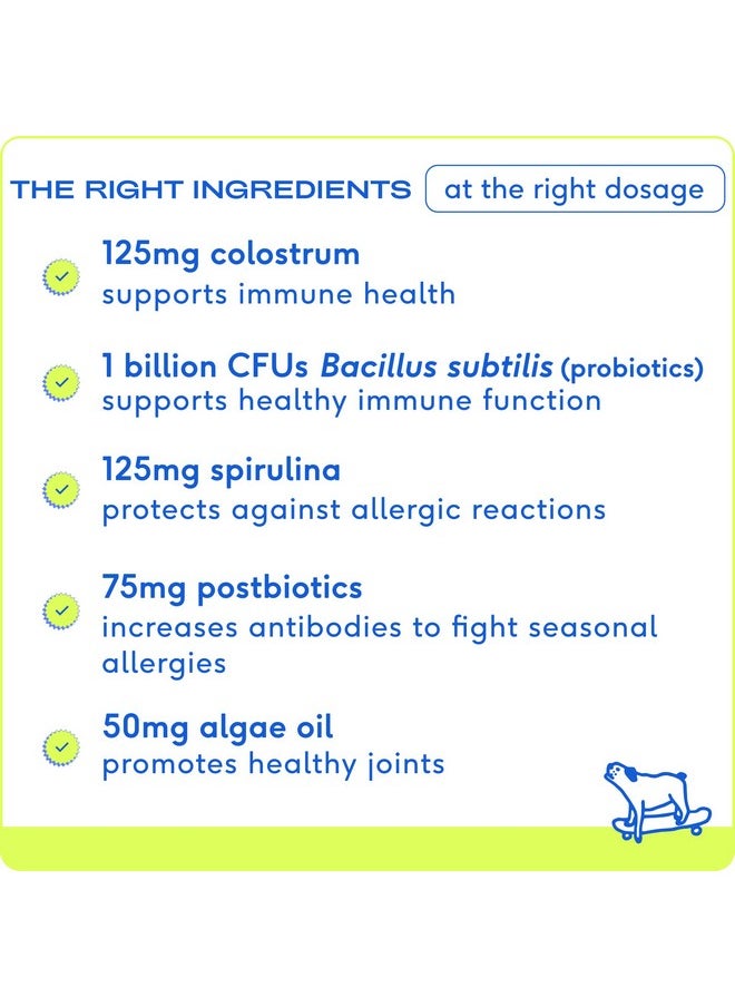 native pet - Dog Allergy Chews  Natural Dog Skin Itchiness Aid  Anti Itch For Dogs  For Dog Itch Support For Dogs Dog Probiotics For Itchy Skin  Dog Chew  60 Chews - Image 1