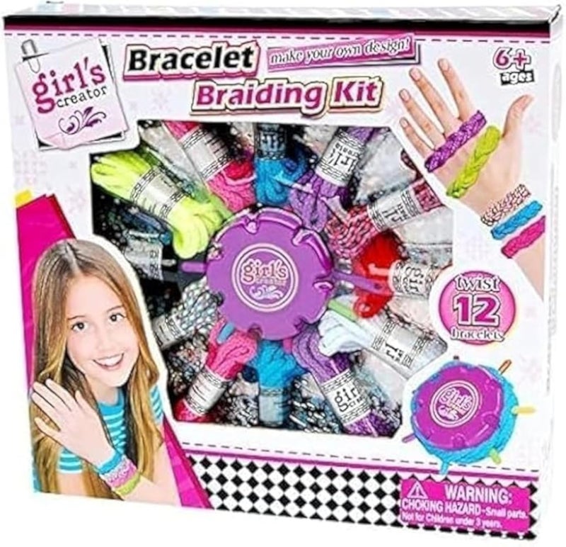 Hape 12 pcs Girls Creator Bracelet Braiding Kit
