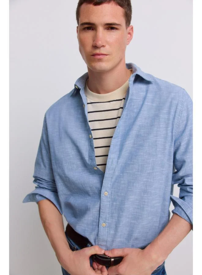 Springfield Linen-look shirt