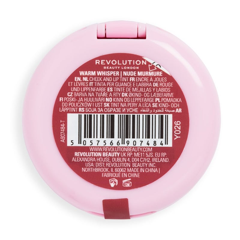 Revolution Bouncy Pudding Lip & Cheek Warm Whisper - Image 3