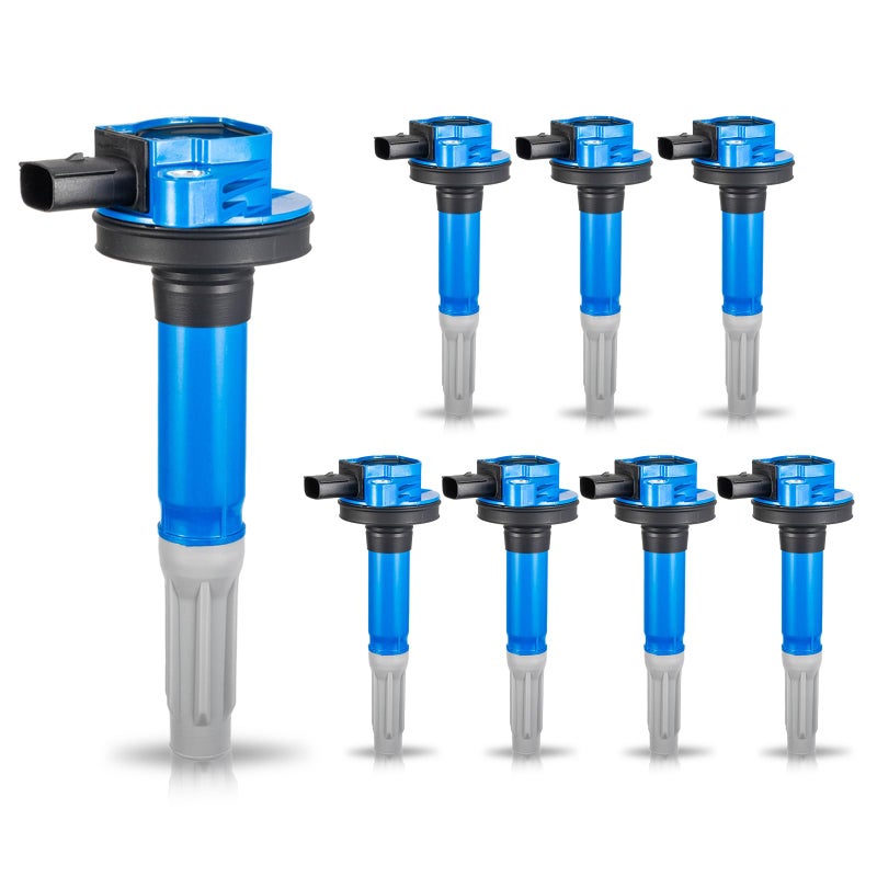 ENA Set of 8 Blue Ignition Coil Pack 2011 2012 2013 2014 2015 2016 Compatible with Ford F150 Mustang Lobo F150 V8 50L Coils 50 Replacement for C1802 UF622 DG542 BR3Z12029A 5C1859 - Image 2