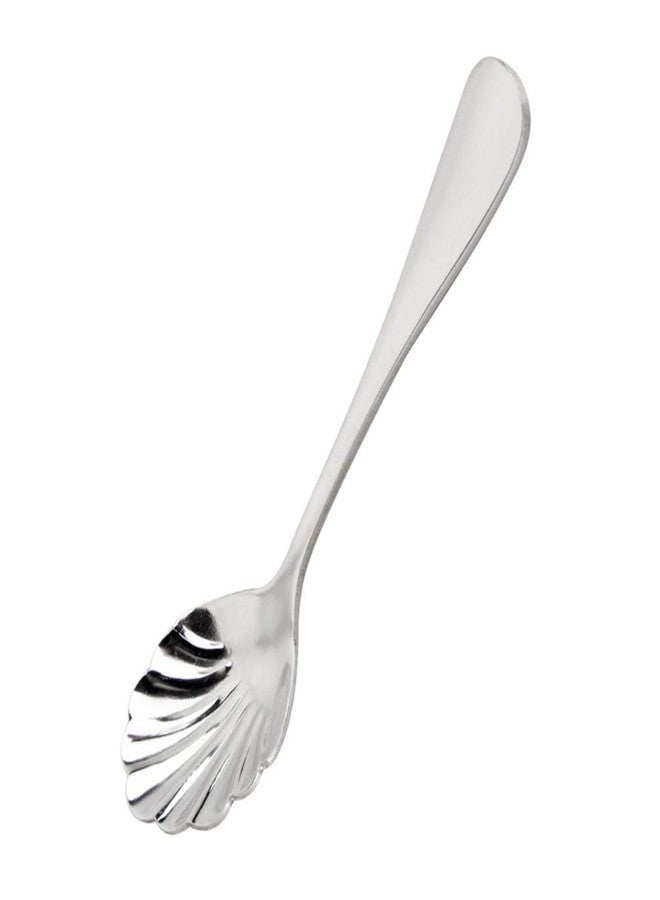 Hemoton Stainless Steel Shell Shaped Dessert Spoons Set Creative Mixing Tea Coffee Ice Cream Spoons with Ergonomic Handle for Home Kitchen Party - Image 4