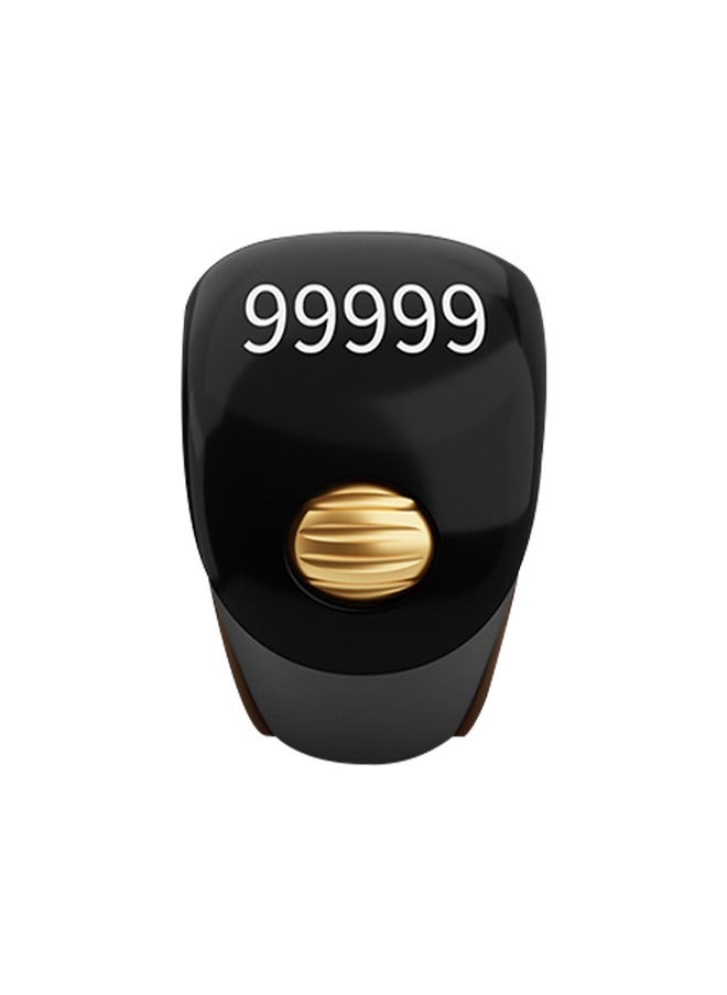 Generic Tasbeeh Ring, Rechargeable Smart Counter, Zikr Ring with OLED Display and Vibration Reminder, Suitable for Spiritual Practice, Meditation  - Image 1
