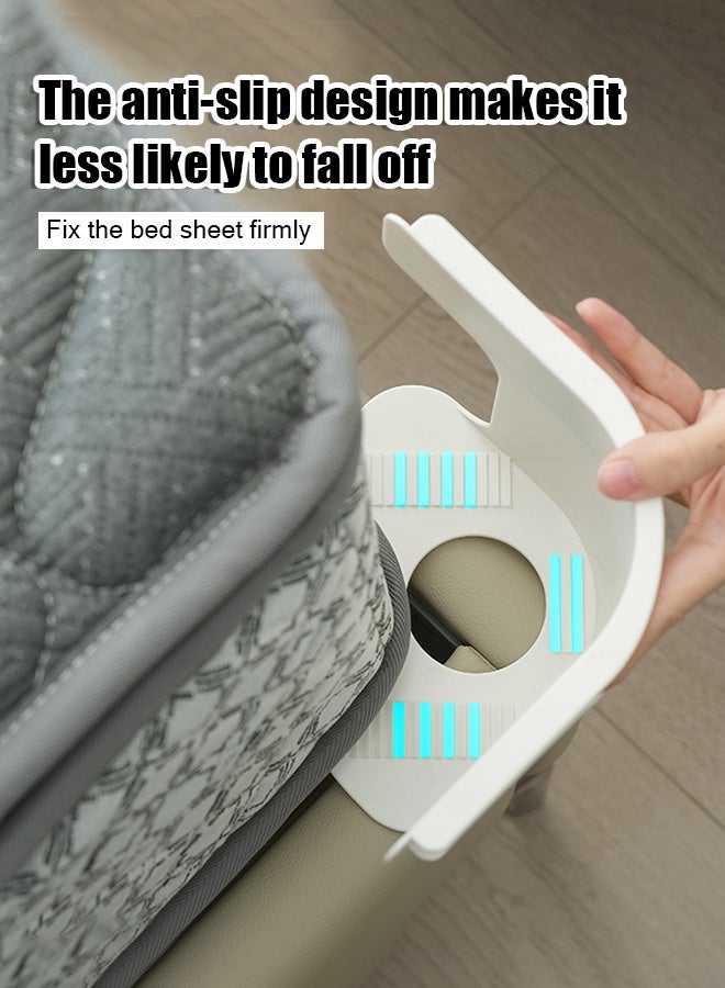 Home daily-use invisible bed sheet and bed cover fixator, multi-functional fixing clip, safe needle-free bed sheet and bed sheet anti-displacement  - Image 3