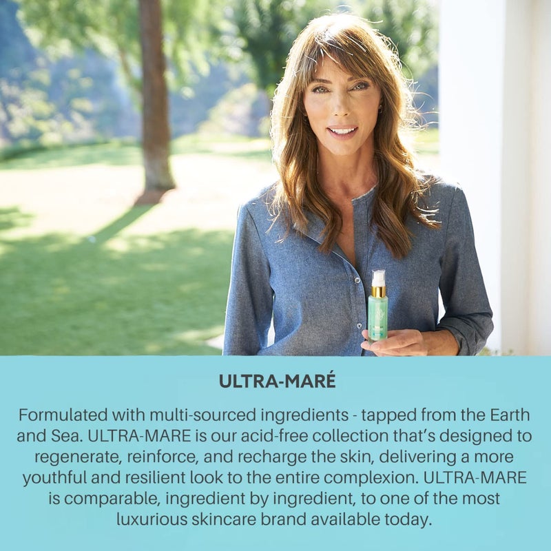 Serious Skincare Ultra-Mare Pure Marine Infusion Facial Serum - Encourages Collagen Production, Cell Turnover and Plumper Skin - Niacinamide - Acid Free - Concentrated 2 oz. - Image 5