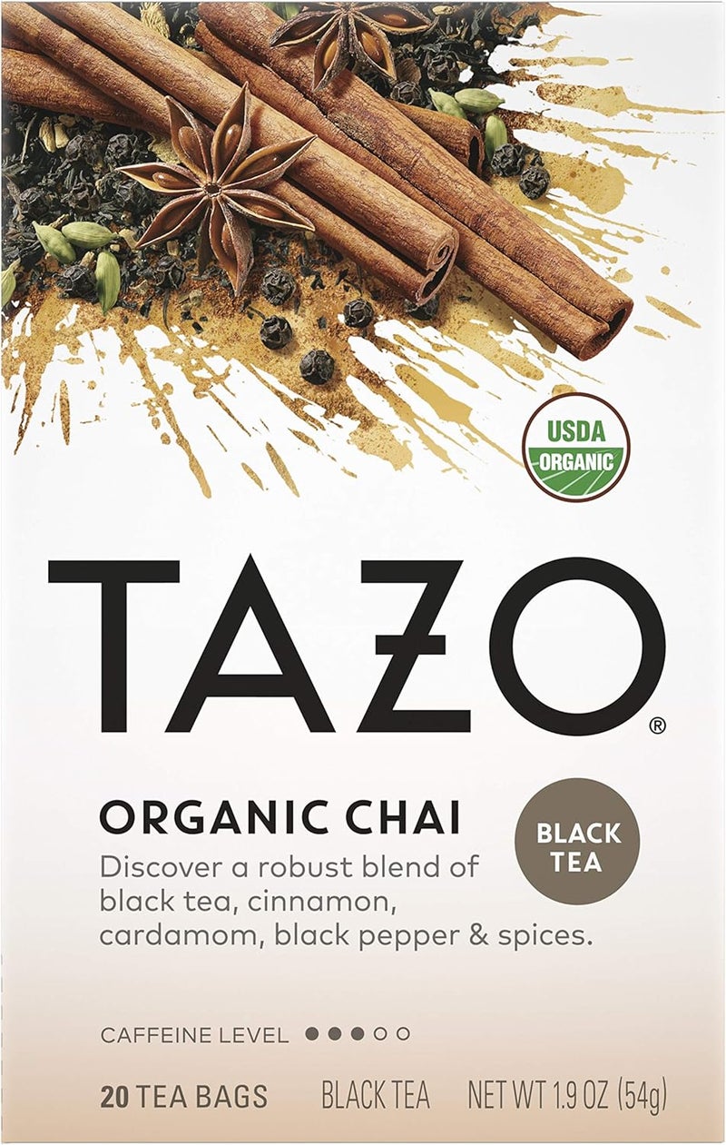 Tazo Organic Chai Black Tea Bags - Image 1
