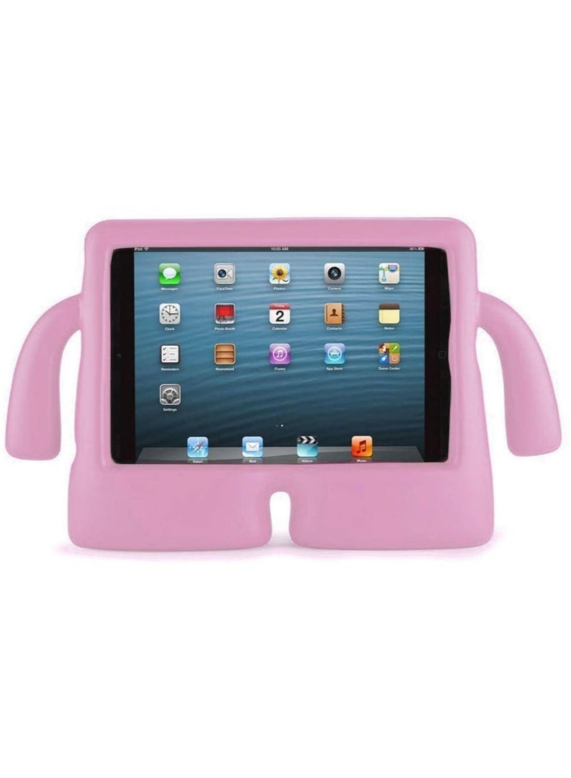 راكسوم جراب أطفال من إسفنج EVA لجهاز iPad 9.7 (موديل قديم) 6 و5 2017 و2018/ iPad Air 2 وAir 1/ iPad Pro 9.7 2016 للأولاد والبنات، غطاء خفيف الوزن ومتين وواقي كامل مع مقبض (وردي) - Image 3