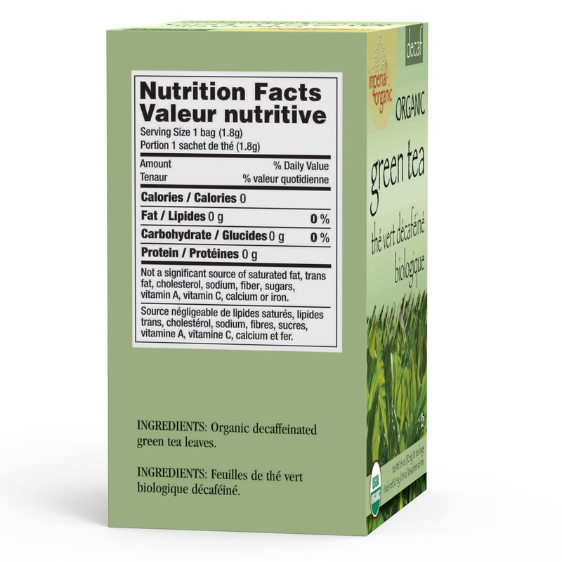 Uncle Lee's Tea Organic Decaf Green Tea, 100% Natural Premium Green Tea Bags, Fresh Flavor, Enjoy with Honey, Hot Tea or Iced Tea Beverages, Pack of 4-18 Tea Bags per Box - Image 2