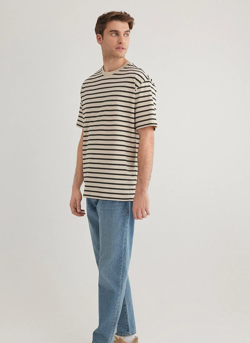 MAVI Striped Brown Shirt