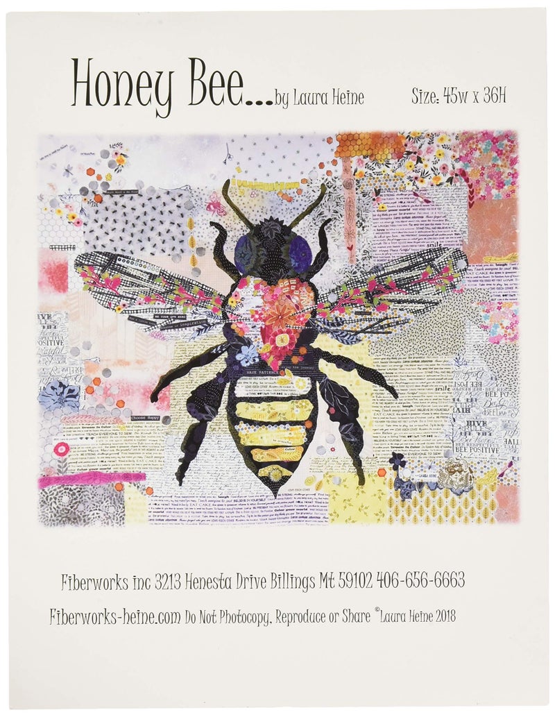 Fiberworks Honey Bee Collage Pattern - Image 3