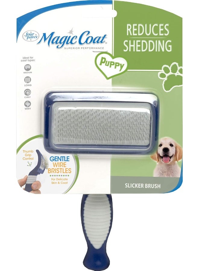 Four Paws Magic Coat Puppy Slicker Brush - Image 1