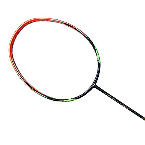 Li-Ning Windstorm Nano 780 Lite Professional Carbon Fibre Badminton Racquet (Navy/Orange) Carbon Fiber - Image 3