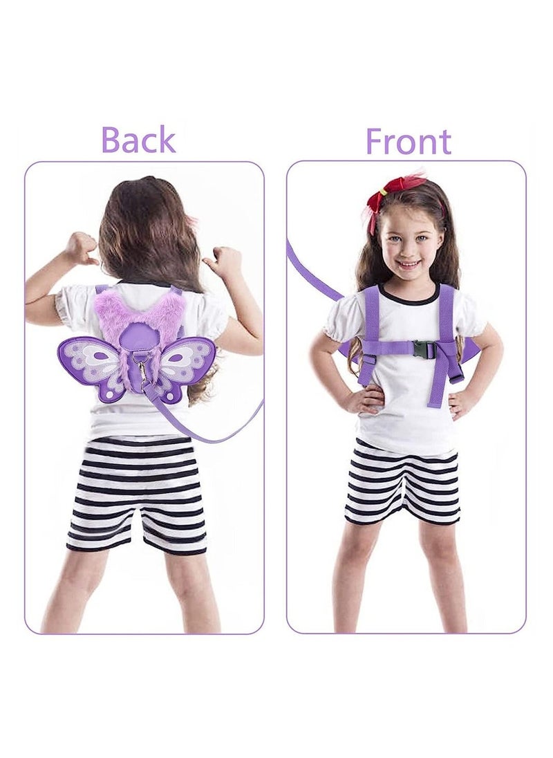 Toddler Harness Leashes Butterfly Baby Toddler Walking Harness with Safety Rein Kids Anti-Lost Harness Leash Strap Belt Portable Backpack Rucksack for Boys and Girls - Image 2