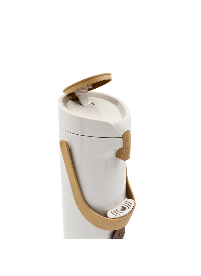 Homesmiths - Homesmiths Ramadan 1.9L Airpot White - Keep Drinks Hot/Cold, Stylish, Durable, Perfect For Iftar, Suhoor - Image 1