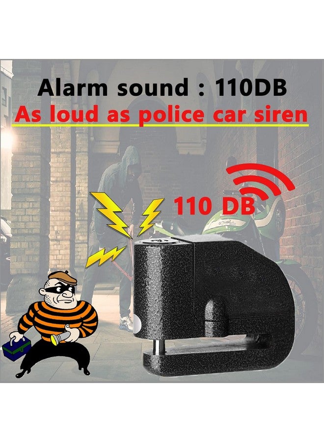 Kingsway Alarm Disc Lock, Heavy Duty Anti Theft Disc Brake Wheel Lock with 110dB Super Loud Alarm Sound Use for All Disc Brake Wheel Motorcycle e-Bike Scooter Ranger Cycle, 100% Waterproof, 1 Piece - Image 3