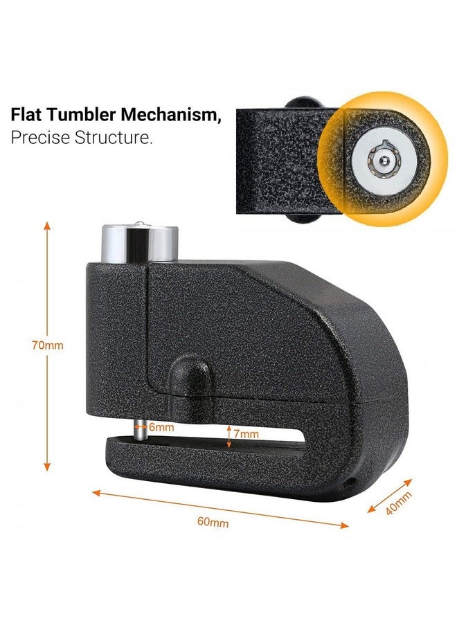 Kingsway Alarm Disc Lock, Heavy Duty Anti Theft Disc Brake Wheel Lock with 110dB Super Loud Alarm Sound Use for All Disc Brake Wheel Motorcycle e-Bike Scooter Ranger Cycle, 100% Waterproof, 1 Piece - Image 4