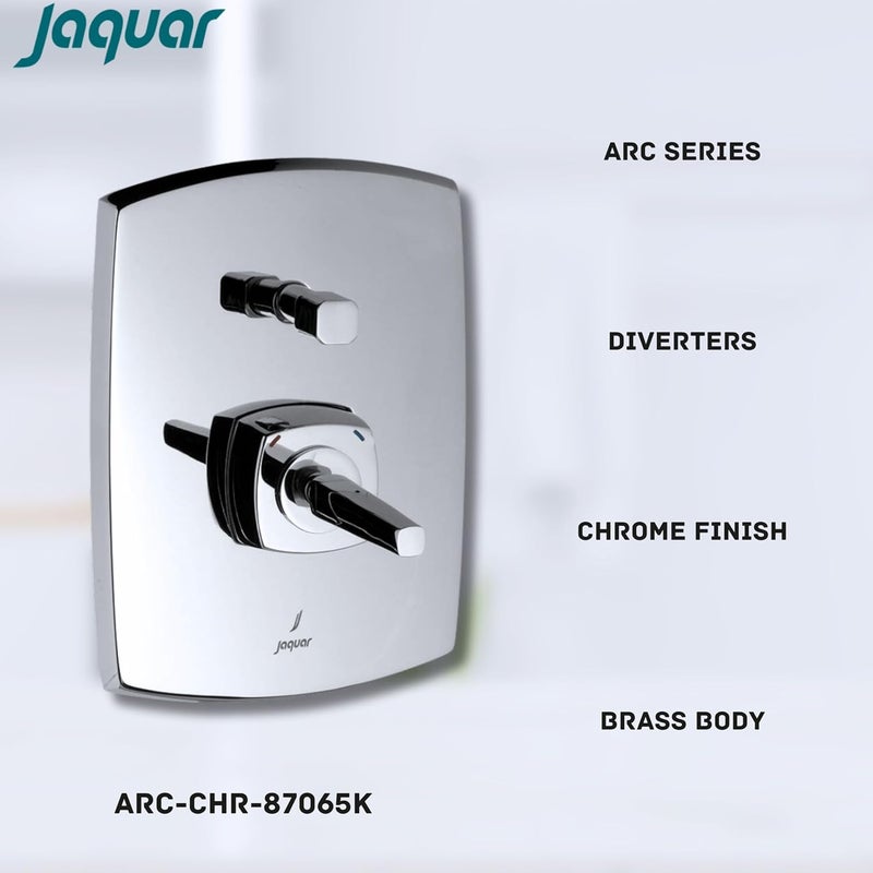 JAQUAR ARC Series Normal Flow Exposed Part Kit 2 Way Diverter Chrome ARC87065K Suitable for Item ARC87065C Wall Mounted Knob Selector with Button - Image 3