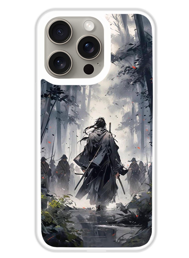 Theodor Protective Case Cover For APPLE IPHONE 15 Pro Max Anime 1 (2) (White Bumper) - Image 1