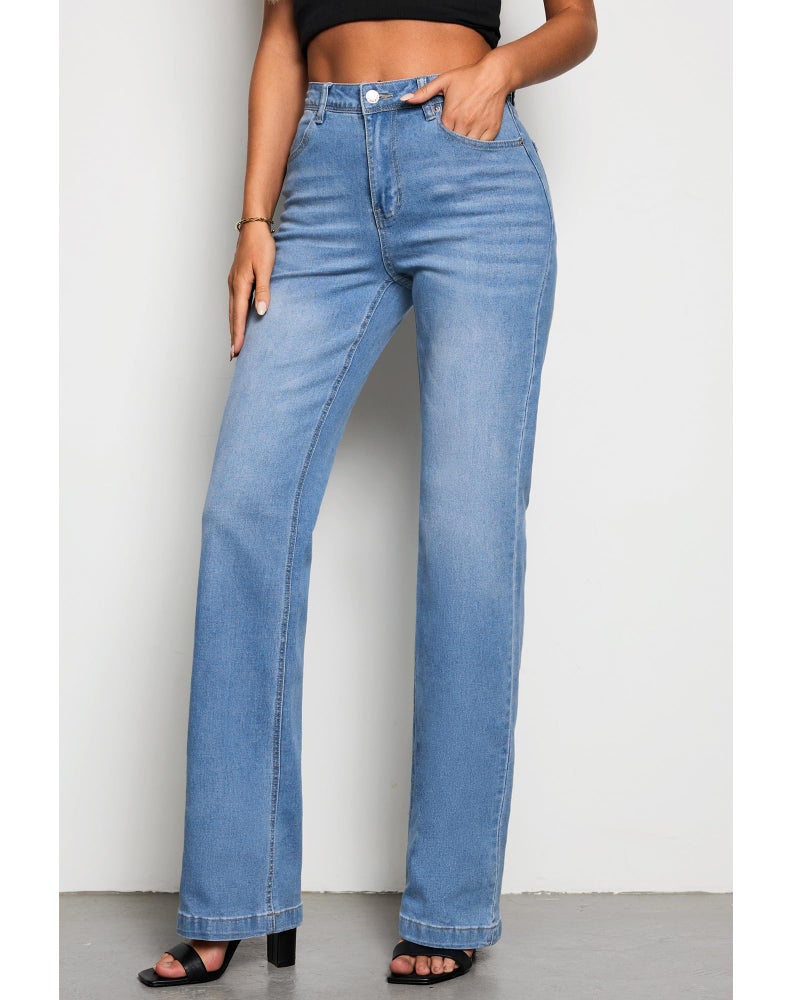 GRAPENT Womens Jeans Size 12 14 Blue Indigo Medium Blue Long - Image 3