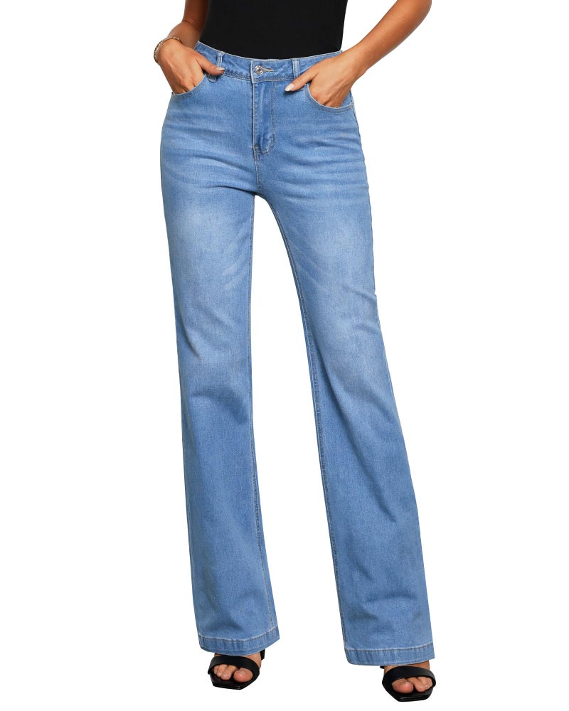 GRAPENT Womens Jeans Size 12 14 Blue Indigo Medium Blue Long - Image 1
