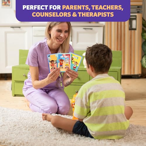 Clever Fox Play Who What Why Mega Pack Conversation Cards for Kids Conseling Speech Therapy Materials with 120 Picture Cards Wh Questions Speech Delay Learning Game Therapeutic Counselors Play Tool Ages 4 - Image 5