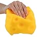 The Orb Factory ORB Easy Sqweezy Super Cheesy Squeeze This Big Fun Squishy Slow Rising Extra Soft Giant Block of Cheese for Stress Relief Original Sensory Fidget Novelty Toy and Gift for Kids and Adults - Image 3